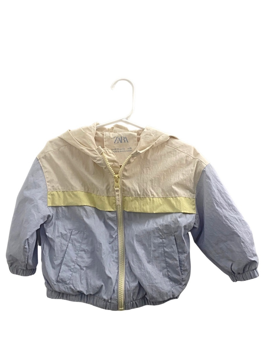 Zara Colorblock Hooded Windbreaker Jacket - Kid’s 9 - 12 Months